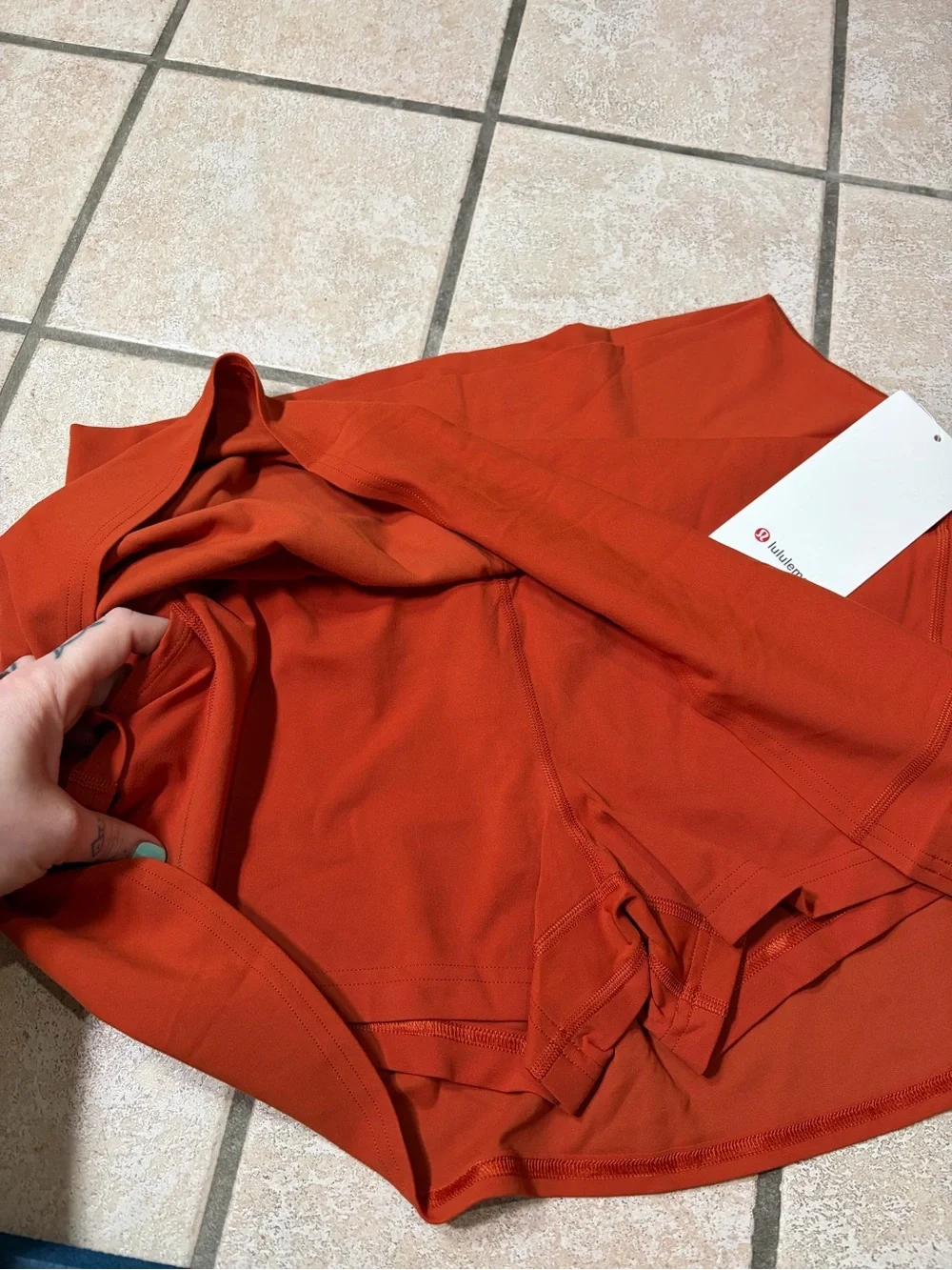 NWT Lululemon Align High-Rise Skirt *15” (Autumn Rust) Size 14